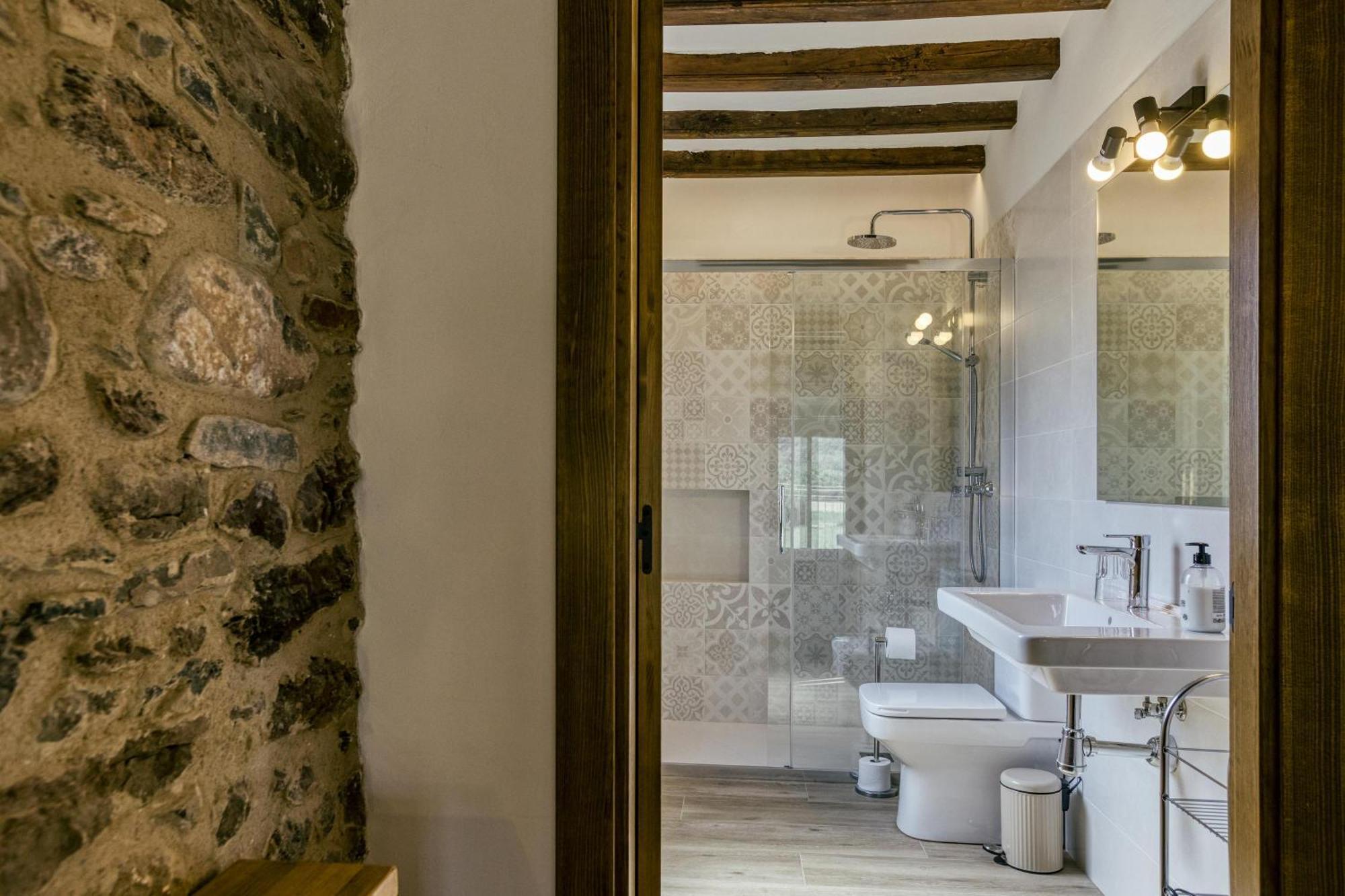 Casa Rural Mas Plantalech La Vall de Bianya Bagian luar foto