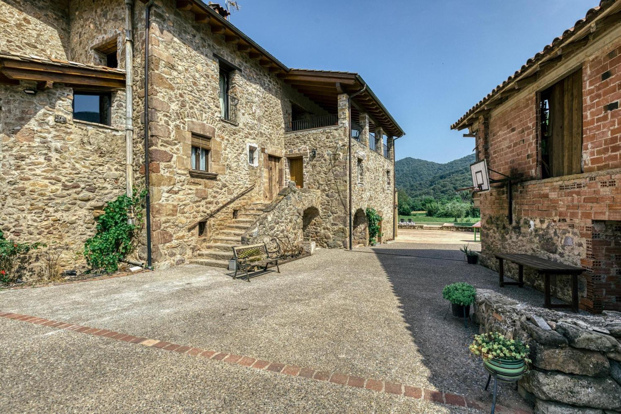 Casa Rural Mas Plantalech La Vall de Bianya Bagian luar foto